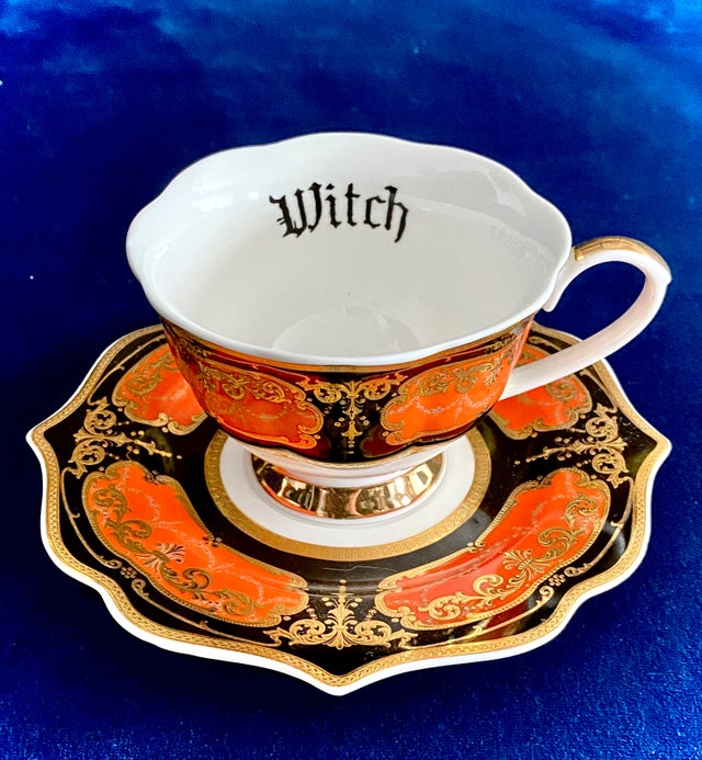 Halloween Witch Cup and saucer