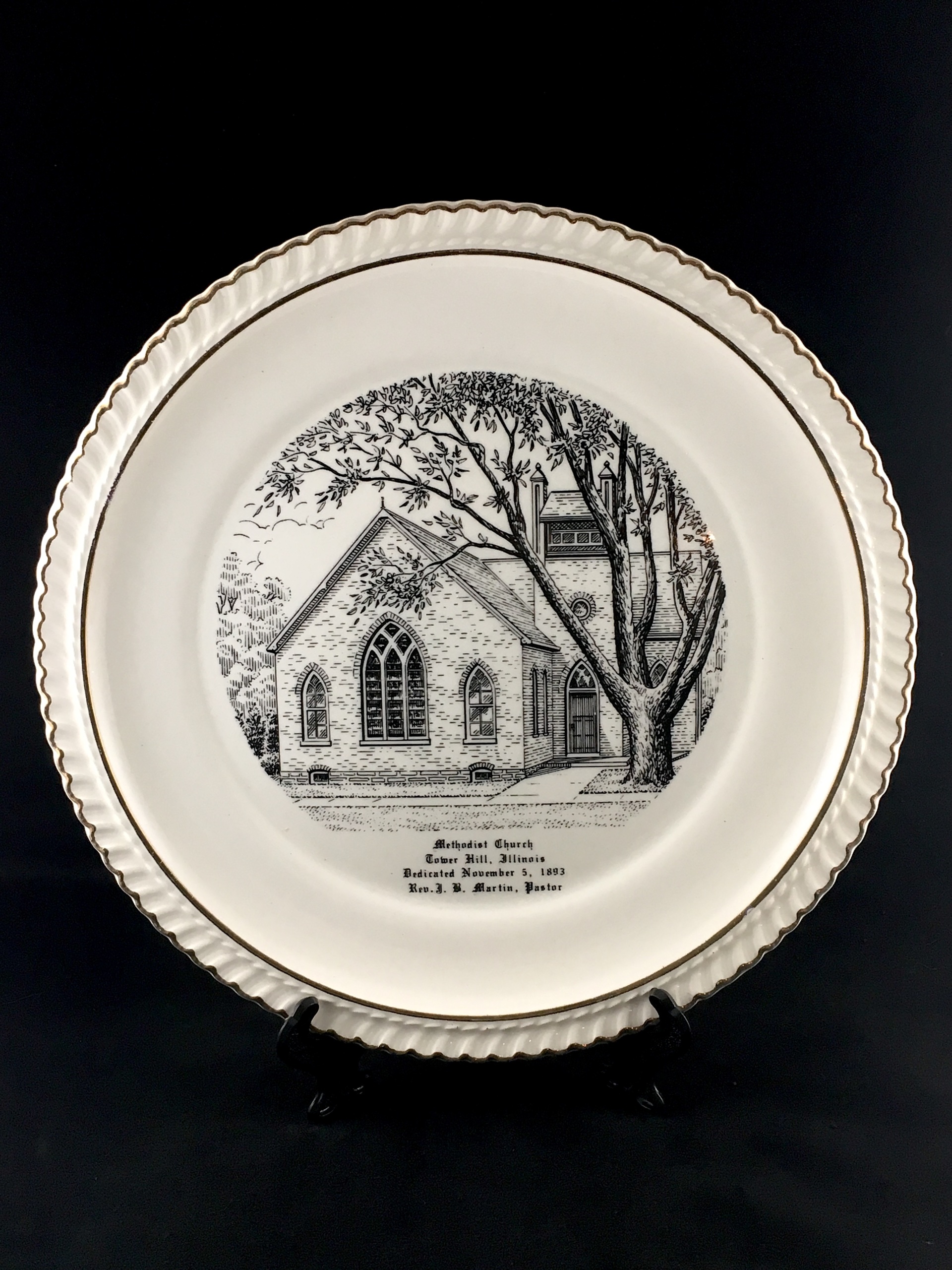 Vintage Chapel Plate